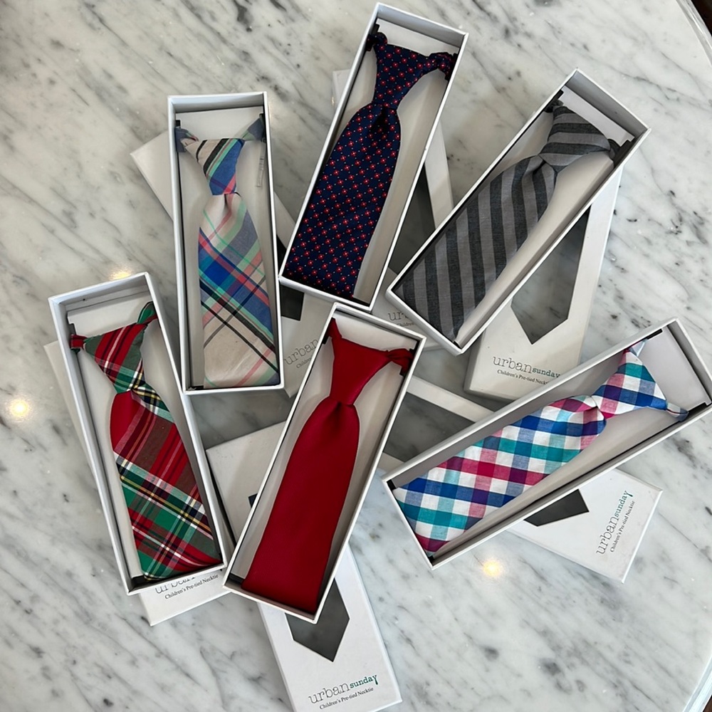 New Urban Sunday Boys Long Ties Multiple Choices